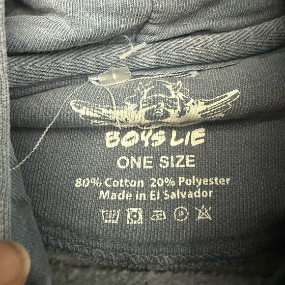 Boys Lie Hoodie Sweatshirt One Size Let me Be Clear Angel Carson Patrick Bowie - Picture 6 of 11